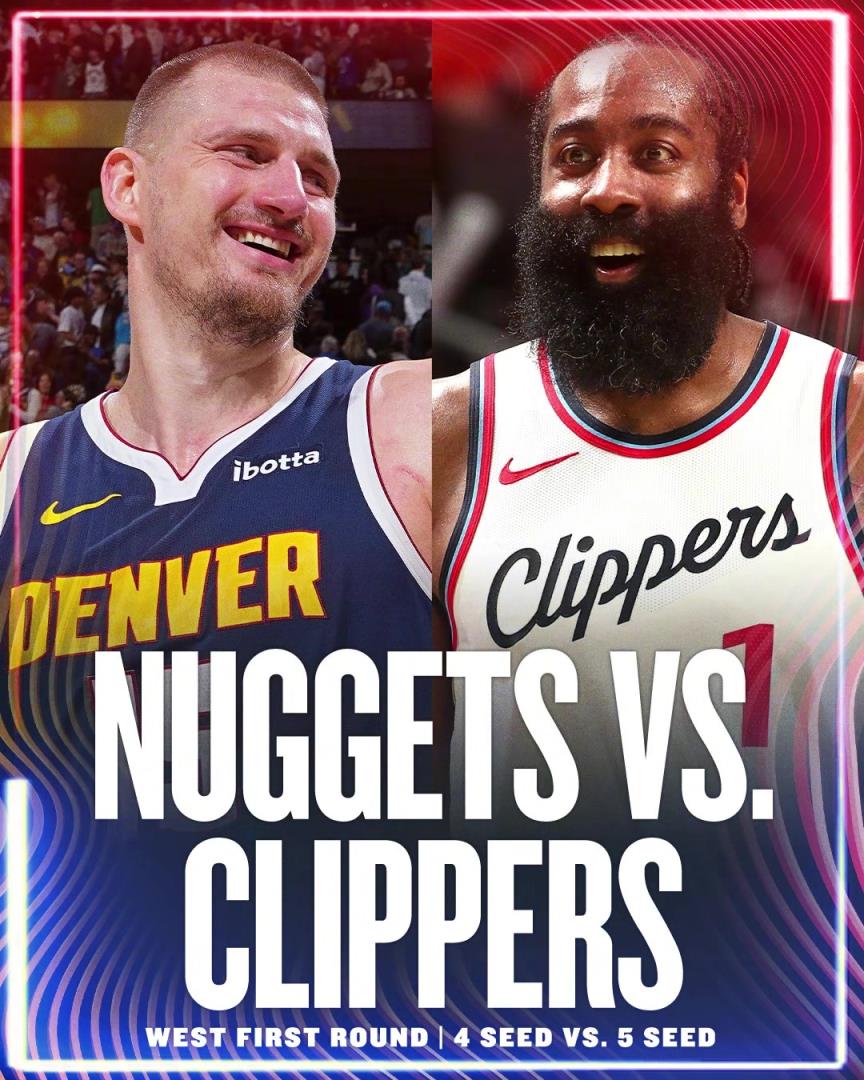 帶隊(duì)的神！哈登率快船鎖定西部第5，生涯從未缺席過季后賽！